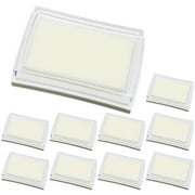 Jibingyi 10pcs Office Washable Fingerprint Ink Pads Blank Diy Ink Pads Blank Sponge Stamp Pads