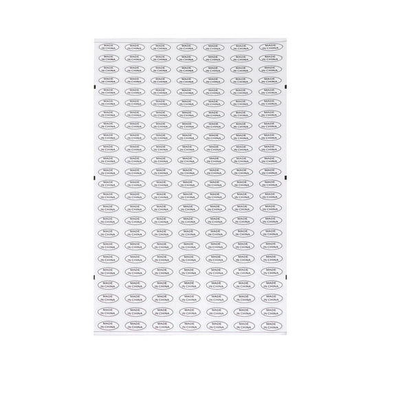 WEAVILUX White Background Black Text Stickers Self-Adhesive Labels for Packaging 14440 Pieces China Imported