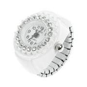 Jibingyi 1pc Rhinestone Decorative Watch Ring Fashion Ring Watch Fashion Jewelry Ring