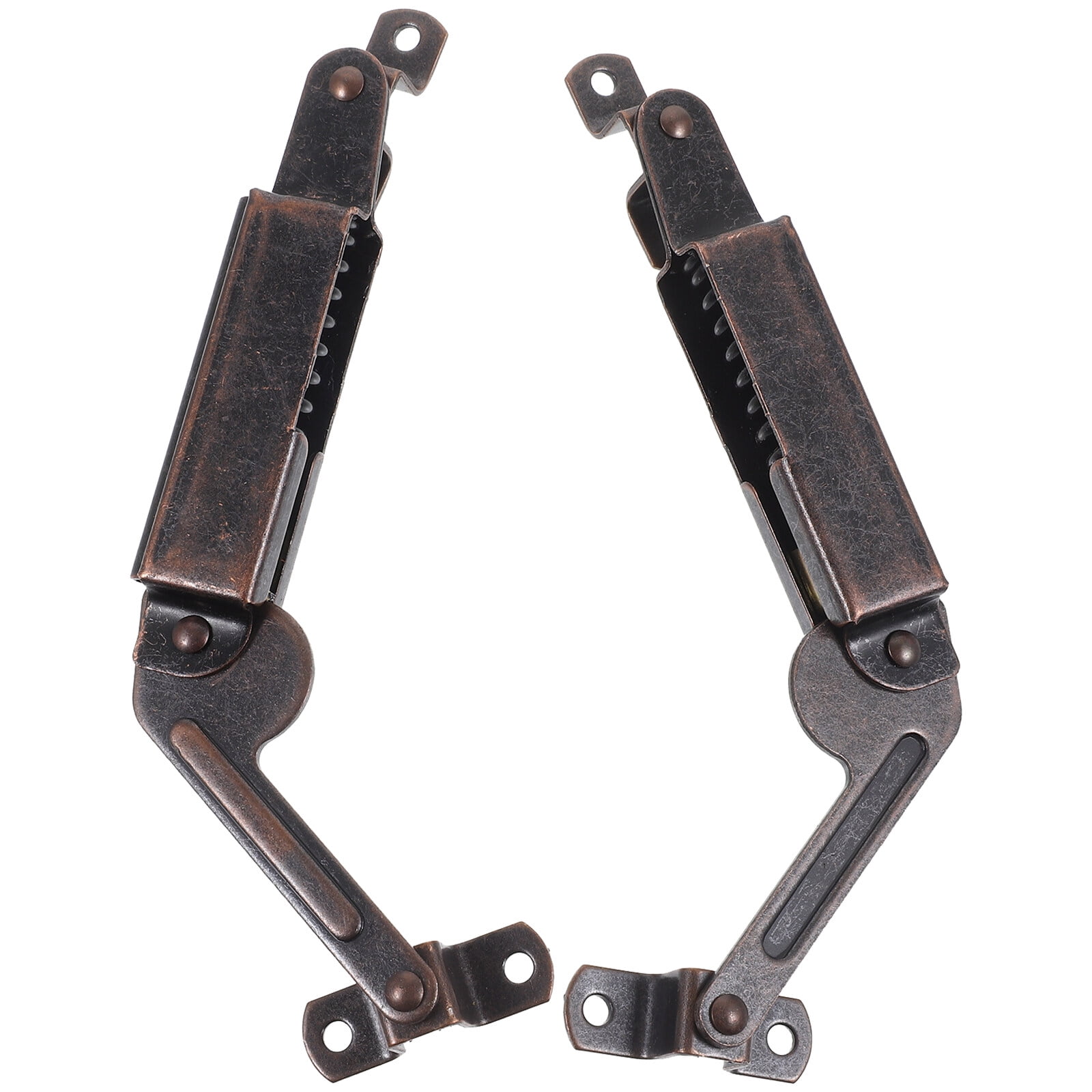 Jibingyi 2pcs Spring Lid Support Hinges Iron Lid Stay Support Box