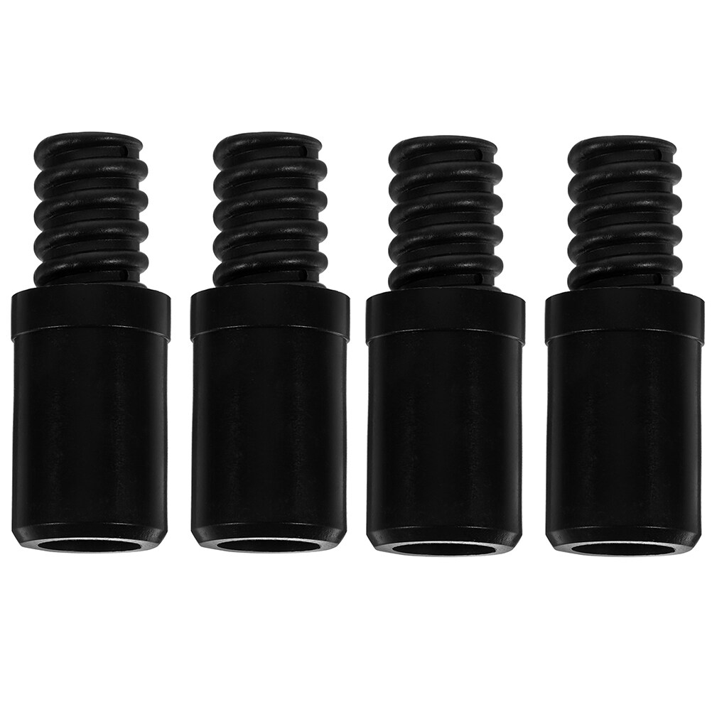 Jibingyi 4Pcs Broom Extension Pole Adapter Tip Plastic Threaded Handle Tip Broom Repairing