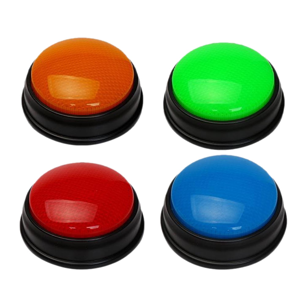 Jibingyi 4pcs Lights And Sounds Buzzers Light Up Game Buzzers Answer ...