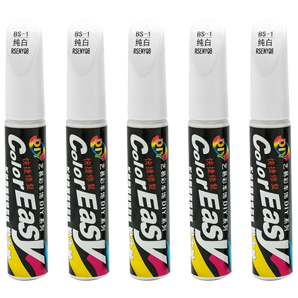 Jibingyi 5pcs Car Scratch Repair Pen Car Scratch Paint Pens Automotive