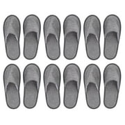 Jibingyi 6 Pairs of Travel Foldable Slippers Hotel Guest Slippers Outdoor Portable Slipper