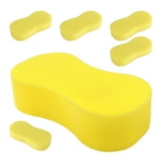 Jibingyi 6Pcs Sponges for Cleaning Car Washing Sponges Handheld Cleaning Sponges Convenient Car Scrubbers