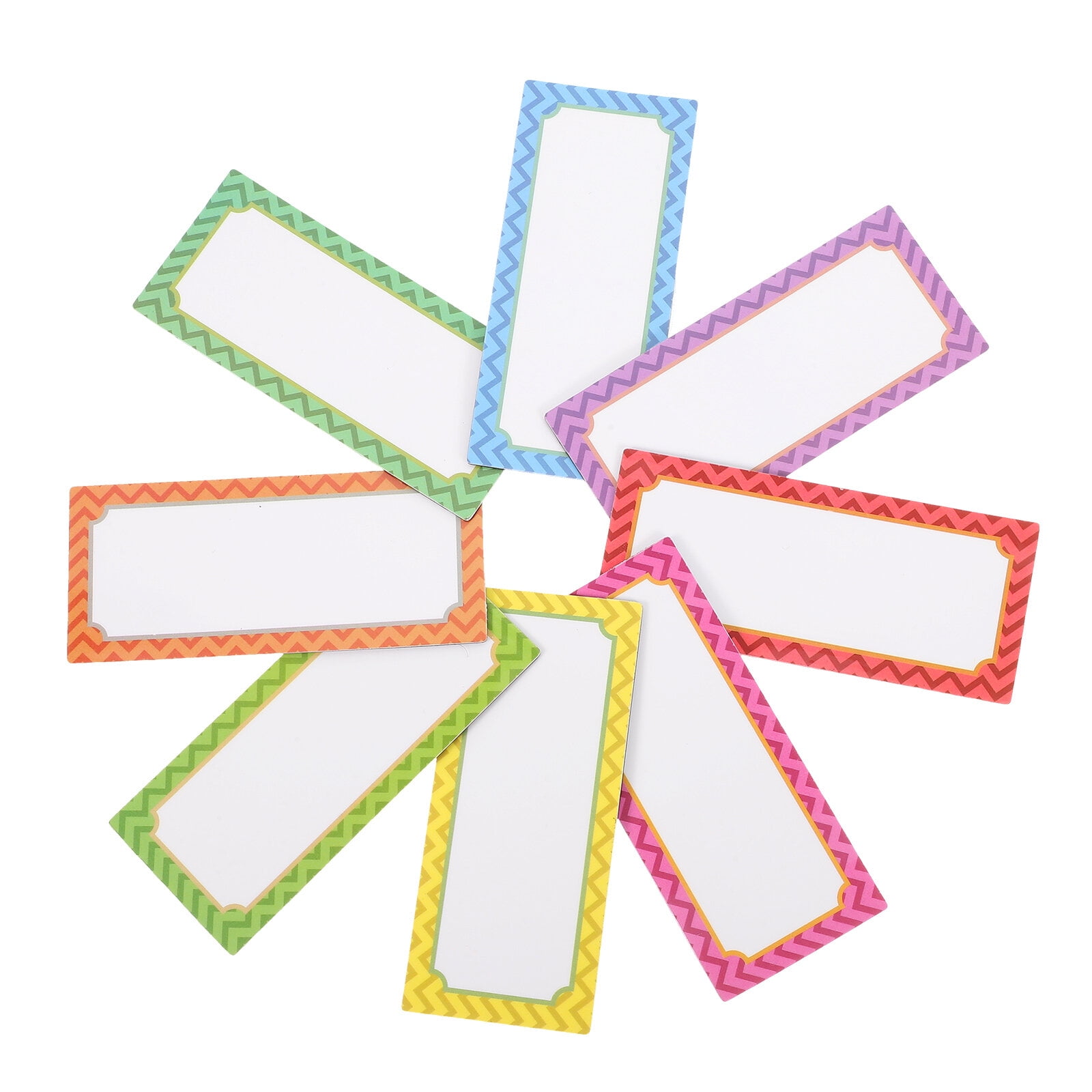Jibingyi 8Pcs Dry Erase Name Tags Reusable Label Plate