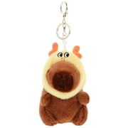 Jibingyi Capybara Keychain Plush Key Ring Purse Hanging Key Pendant Backpack Ornament Kids Party Favor