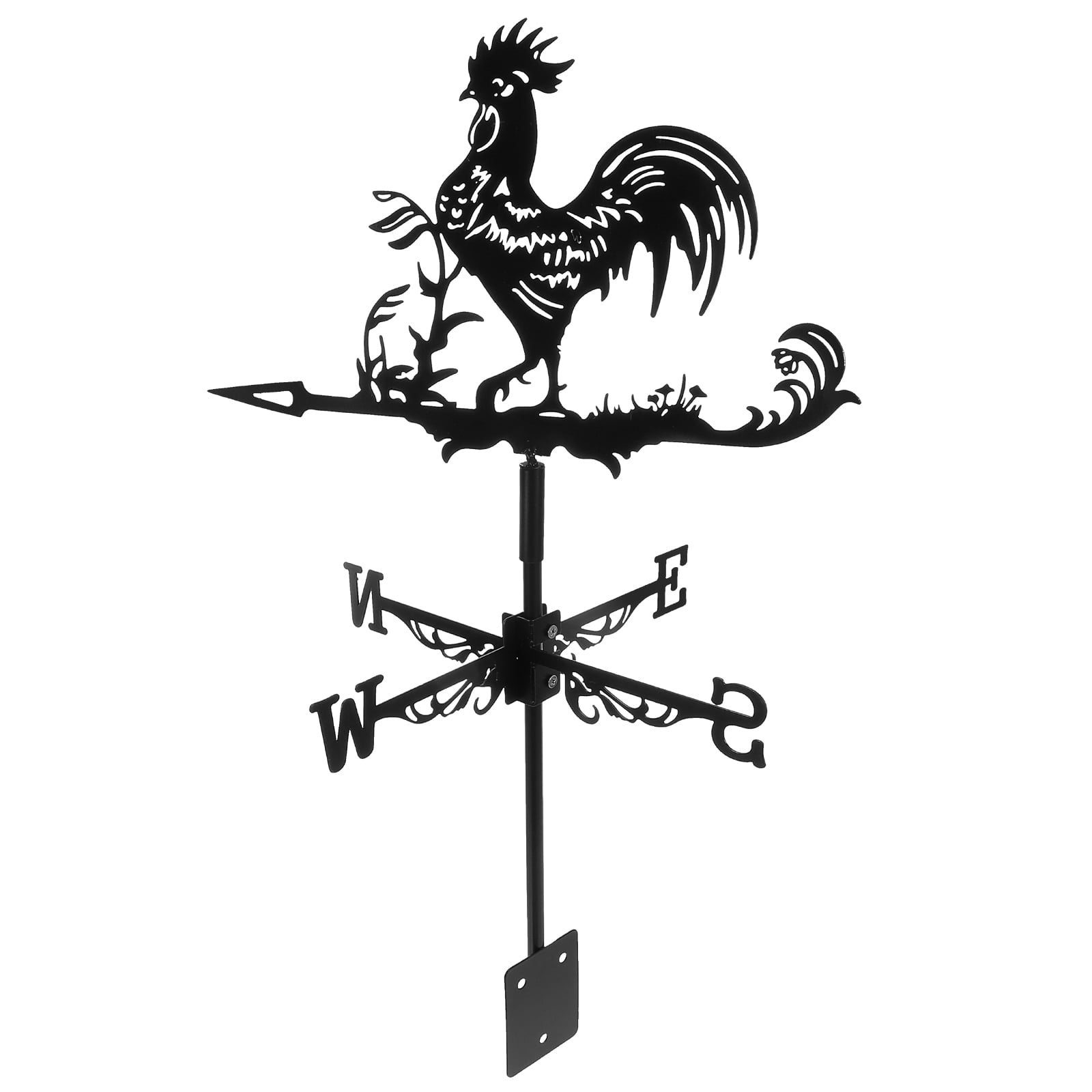 Jibingyi Weather Vane Wind Direction Indicator Decoration Rooster Model