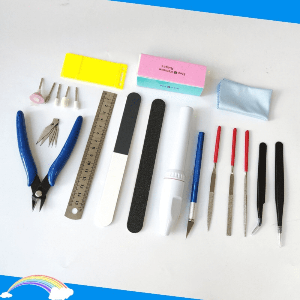 Keadic 24Pcs Professionele Gundam Modeler Basic Tools Craft Set Hobby