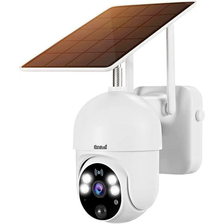 Pan Tilt Jidetech Camera Setup JideTech Solar Security Camera