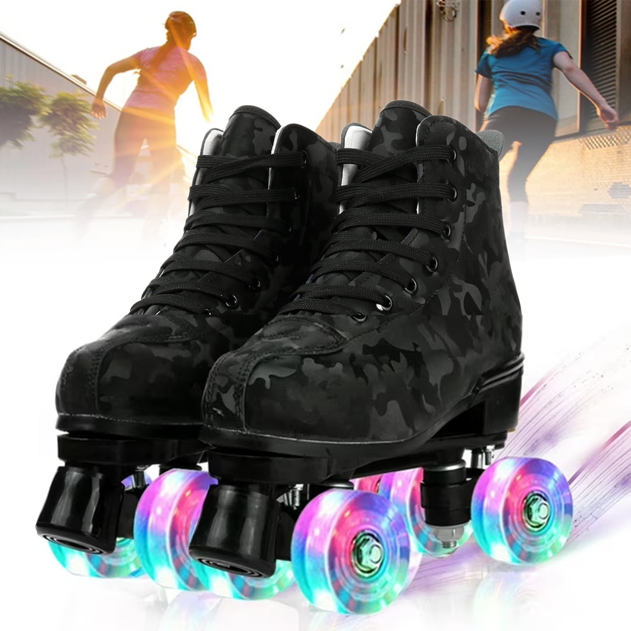 Roller Derby 2n1 Adjustable Falcon Youth Boys Skates Black