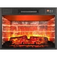 thumbnail image 1 of Jiekair 23" Electric Fireplace Insert, Infrared Fireplace Electric Insert Heater, Red Brick & Adjustable Flame with Remote Control, 1 of 7