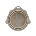thumbnail image 1 of Jieluotekeji Silicone Makeup Brush Scrubbers Cosmetic Brush Cleaner Brush Cleaning Pad Foldable Makeup Brush Cleaning Bowl Suitable For Makeup Brush, 1 of 3