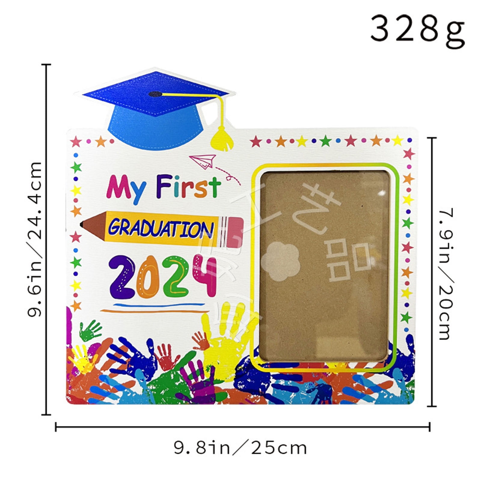 Jienlioq 2024 graduation picture frame Wooden Graduation Photo Display
