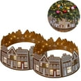 thumbnail image 1 of Jienlioq 2PC Gingerbread House Christmas Tree Collar LED Christmas Tree Collar Suitable For Gingerbread House Christmas Tree Skirt LED Christmas Tree Collar Diameter 60CM/23, 1 of 7