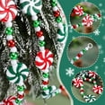 thumbnail image 1 of Jienlioq Christmas Clearance Christmas Candy Garland 6ft - Two-Tone Windmill Lollipop Tassel Bead Strings in Red Green White for Tree Decor & Party Scene Setting (12 Pack), 1 of 6