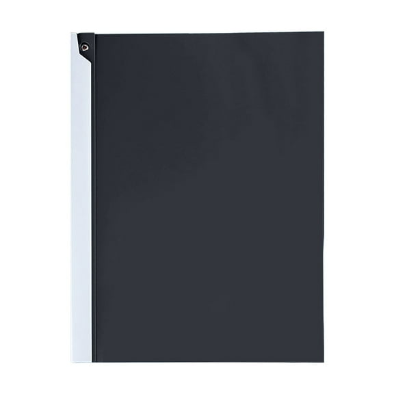 Jierger 1 Pack A4 Clear Front Report Covers Plastic Presentation Folders Resume Portfolio Folder Paper Swivel Sliding Bar File Folder for Presentation Document and School Use, Back to School Supplies