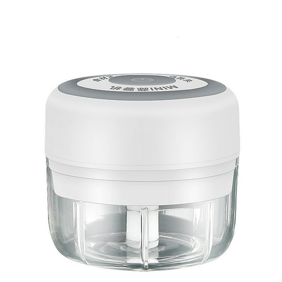 Jierger 100ml Electric Baby Food Maker Baby Grinder Steamer Mini Food Chopper A New Way of Cutting Vegetables Multifunctional for Kitchen, Portable USB Chopper White