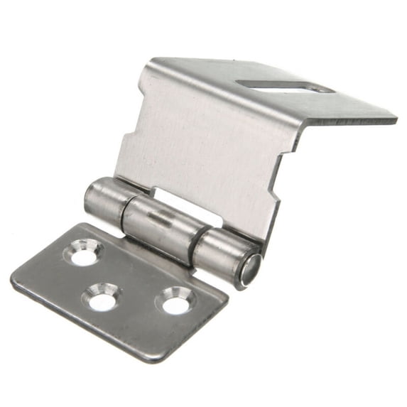 Jierger 2 Pcs 90 Stainless Steel Hasp and Staple Gate Door Lock for Padlock Durable Gate Door Lock Assembly for Secure Padlock Use