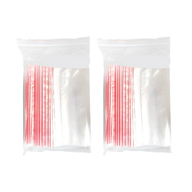Jierger 200PC Mini Plastic Self Sealing Bags for Storage 2 Inch Clear