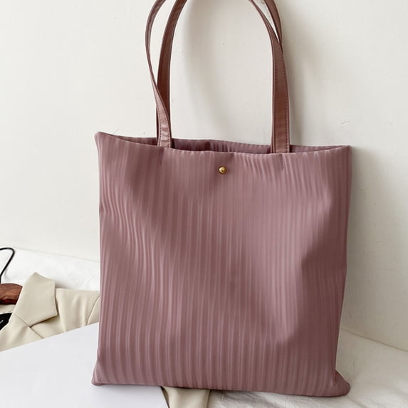 Jierger 2022 Women's Newsolid Color Simple Large Capacity PU Leather Shoulder Bag for Women Shoulder Purses and Handbags for Men Women Outdoor Travel Work