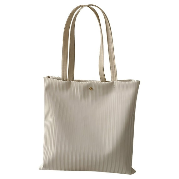 Jierger 2022 Women's Newsolid Color Simple Large Capacity PU Leather Shoulder Bag for Women Shoulder Purses and Handbags for Men Women Outdoor Travel Work