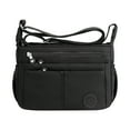 thumbnail image 1 of Jierger 2024 Nylon Cloth Bag One Shoulder Bag Lightweight tote Bag Large Capacity Bag Multi Pockets Large Capacity 𝑾𝒂𝒕𝒆𝒓𝒑𝒓𝒐𝒐𝒇 Casual Messenger Bag, 1 of 8