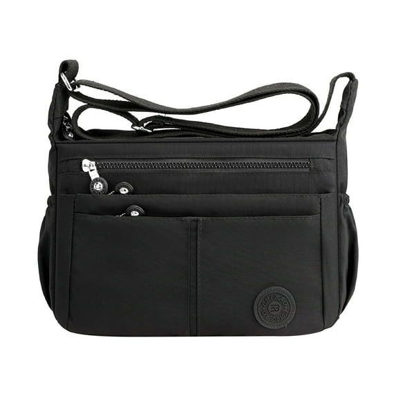 Jierger 2024 Nylon Cloth Bag One Shoulder Bag Lightweight tote Bag Large Capacity Bag Multi Pockets Large Capacity πΎπππππππππ Casual Messenger Bag