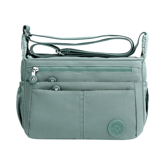 Jierger 2024 Nylon Cloth Bag One Shoulder Bag Lightweight tote Bag Large Capacity Bag Multi Pockets Large Capacity πΎπππππππππ Casual Messenger Bag