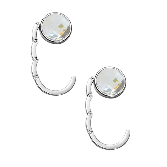 Jierger 2PCS Purse Hook for Table Handbag Hangers Bag Hooks for Tables for Desk Heavy Duty Floding Bag Holder Made of high-Strength Alloy Materials Hanger Various Heavy Items Foldable
