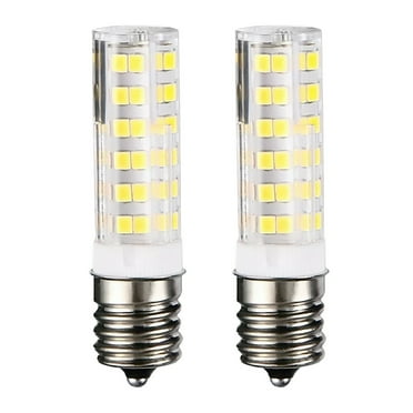 Jierger 2Pack LED Corn Light 110V E17 52 Light 5W Ceramic Light Bulb LED Interior Lighting Decorative Light Bulb for Home Office Bedroom Decor Light