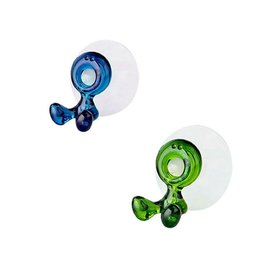 Jierger 2pcs Shower Razor Holder Suction Cup Vacuum Suction Razor Hanger for Shower Wall Suction Door Hooks for Towel Loofah Sponge Shower Razor Hooks for Bathroom Removable Waterproof