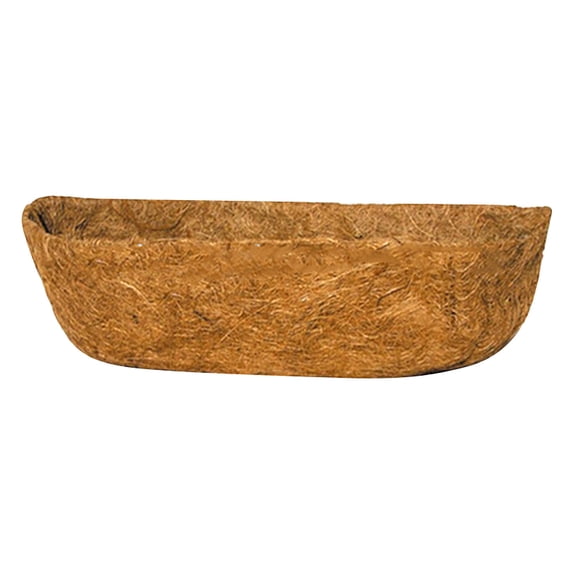 Jierger 30 inch Hanging Basket Fiber Planter Inserts Replacement Liner for Flower Pot for Wall Hanging Basket, Window Box, Flower Pot, Fence, πππππππ