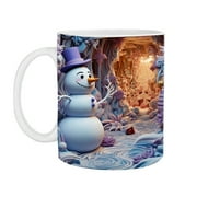 Jierger 3D Mug Creative Space Design Multi Purpose Mugs 11oz Cute Mug Ceramic Coffee Mugs for Women and Men Christmas Gifts for Your Loved OnesPersonalized Gifts for Mom, Boy-friend, Girl-friend