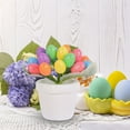 thumbnail image 1 of Jierger 4.72inch Easter Colorful Mini Eggs Decoration Home Easter Egg Potted Plants Ornaments Easter Egg Potted Creative Spotted Egg Pots Outdoor Garden Easter Decorations, 1 of 5