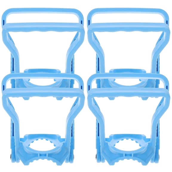 Jierger 4 PCS 5 Gallon Water Bottle Handles Bottle Rack Lifter Water Bottle Lifter with Handle Carrier Non-Slip Holder Lifter Heavy Duty Clip