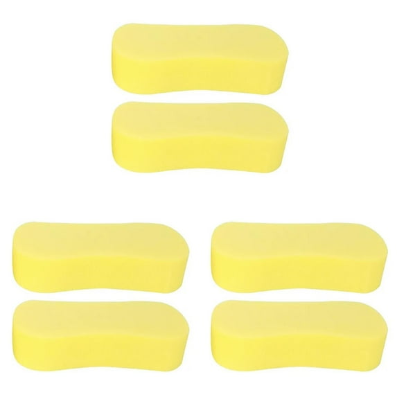 Jierger 6pcs Car Wash Sponge, Car Cleaning Large Sponges, All Purpose Sponges for Cleaning, Easy Grip Thick Foam Scrubber, Giant Bone Sponge for Kitchen, Bathroom, Household Cleaning