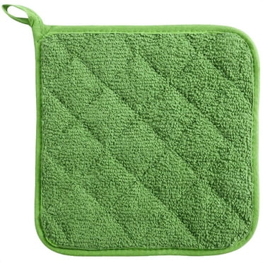 Jierger 7 X 7 Inches Pot Holders for Kitchen Heat Resistant Pot Holders Sets Oven Hot Pads Terry Cloth Pot Holders(Size: 18x18cm/7 X 7 inch)