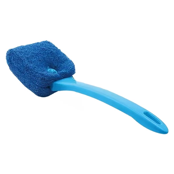 Jierger 9 Inch Fish Tank Cleaning Tools, Aquarium Double Sided Sponge Brush, Algae Scraper Cleaner with Long Handle