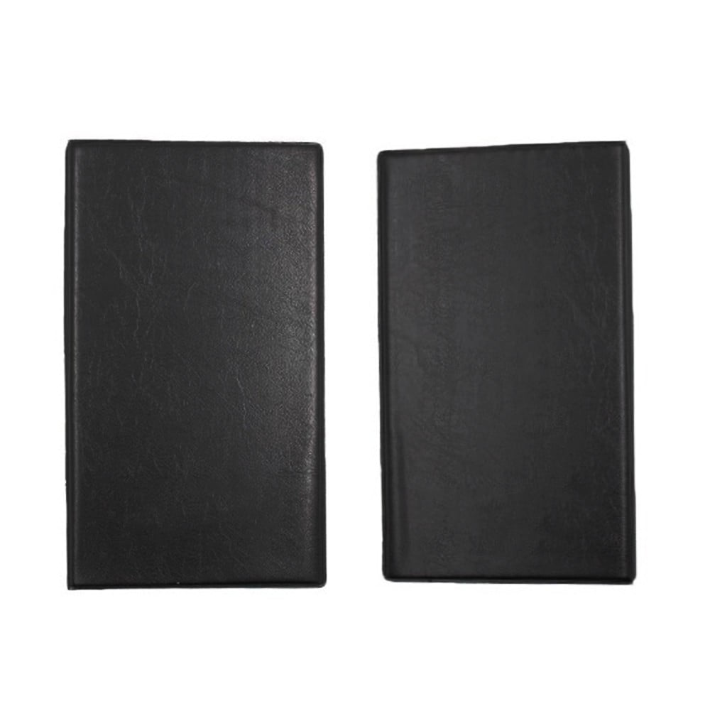 6 Pack Black PU Leather Business Card Holder Books - Holds 300 Cards Each, Portable Organizer - View #8