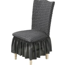 Jierger Bubble plaid Stretch Dining Chair Covers Slipcovers Thick with Chair Cover Skirt Removable Washable Universal Anti-Dirty Slipcovers for Home Kitchen Party