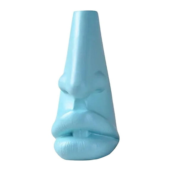 Jierger Clearance 2 In 1 Multi Purpose Glasses Display Stand and Vase Lip Nose Shaped Resin Sunglasses Stand Novelty Spectacle Holder Funny Table Décor for Home Office Decor Decorative Gift