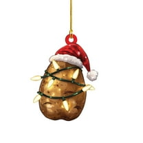 Jierger Christmas Ornament Adorable Design for Holiday Decor Tree Decoration Or Gift for Lovers Hanging Ornaments for Tree, Holiday Xmas Ornaments Christmas Decor