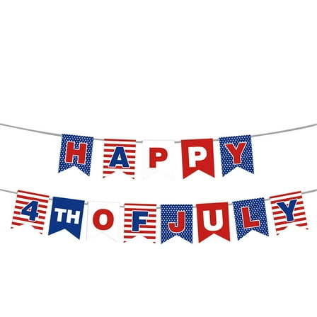 Jierger Clearance Fourth of July Decorations Hanging Shiny Decorations Patriotic Party Decor Independence Day Hanging for July Fourth Independence Labor