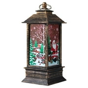 Jierger Clearance Outdoor Candle Lantern Decoration LED Light Christmas Candle Christmas Decor Desktop Lantern Decoration for Indoor Outdoor Decorations Party Gift