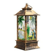 Jierger Clearance Outdoor Candle Lantern Decoration LED Light Christmas Candle Christmas Decor Desktop Lantern Decoration for Indoor Outdoor Decorations Party Gift