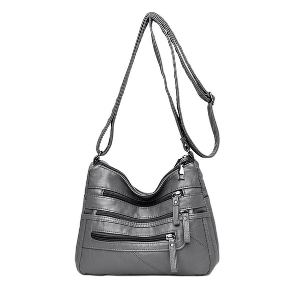 Jierger Crossbody Purses for Women Casual Adjustable Strap Shoulder Bag Ladies Leather Bag for Women Shoulder Purses and Handbags for Men Women Outdoor Travel Work