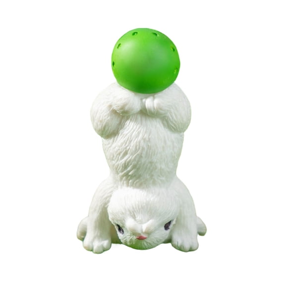 Jierger Cute Themed Bunny Mini Figurines, Creative DIY Decor Accessories for FairyGarden & Moss Landscape, Tiny Handcraft Ornament for Dollhouse, Desktop, Home Room Decor & Birthday Gift Supplies