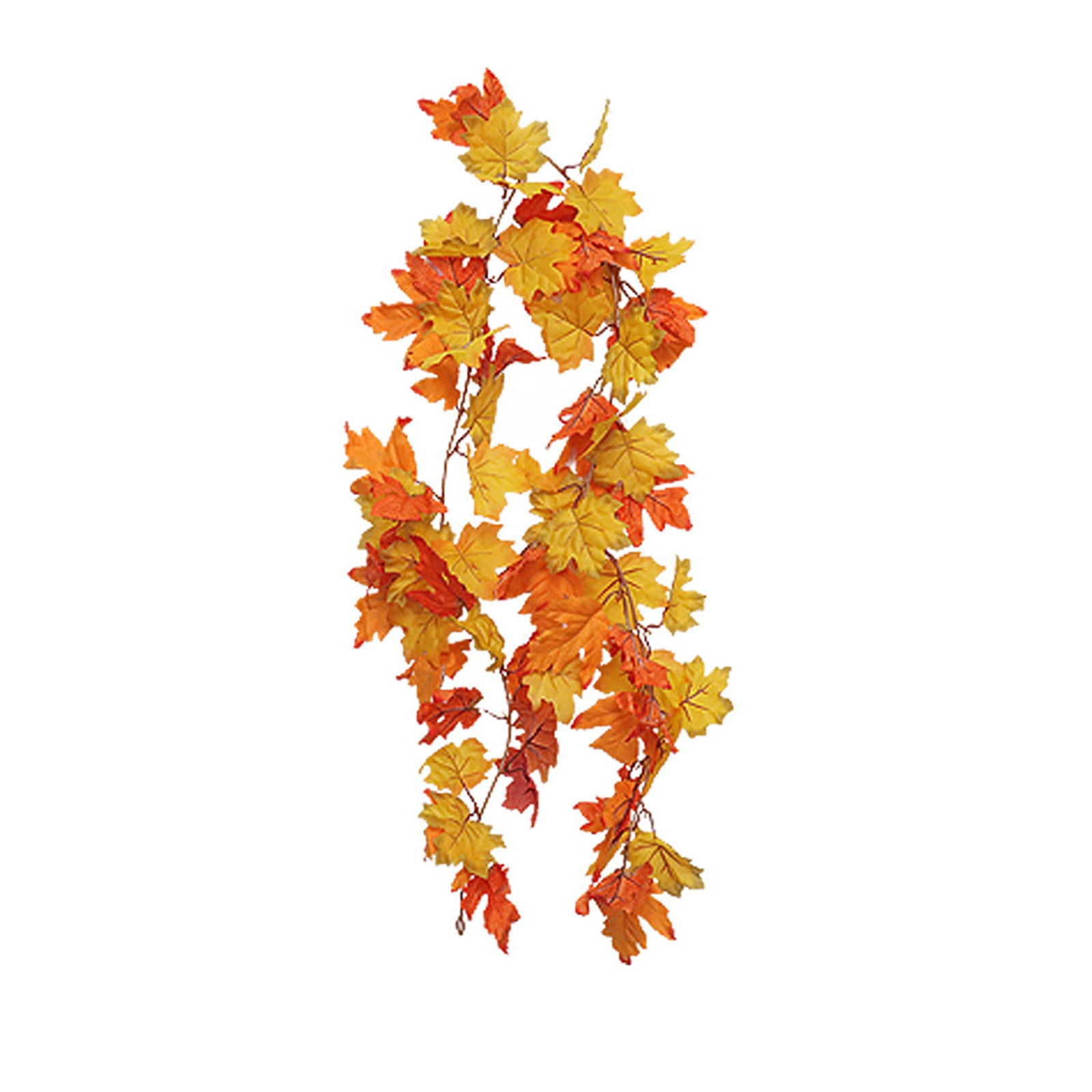 Jierger Fall Decor Festival Maple Leaf Rattan Decoration Christmas ...