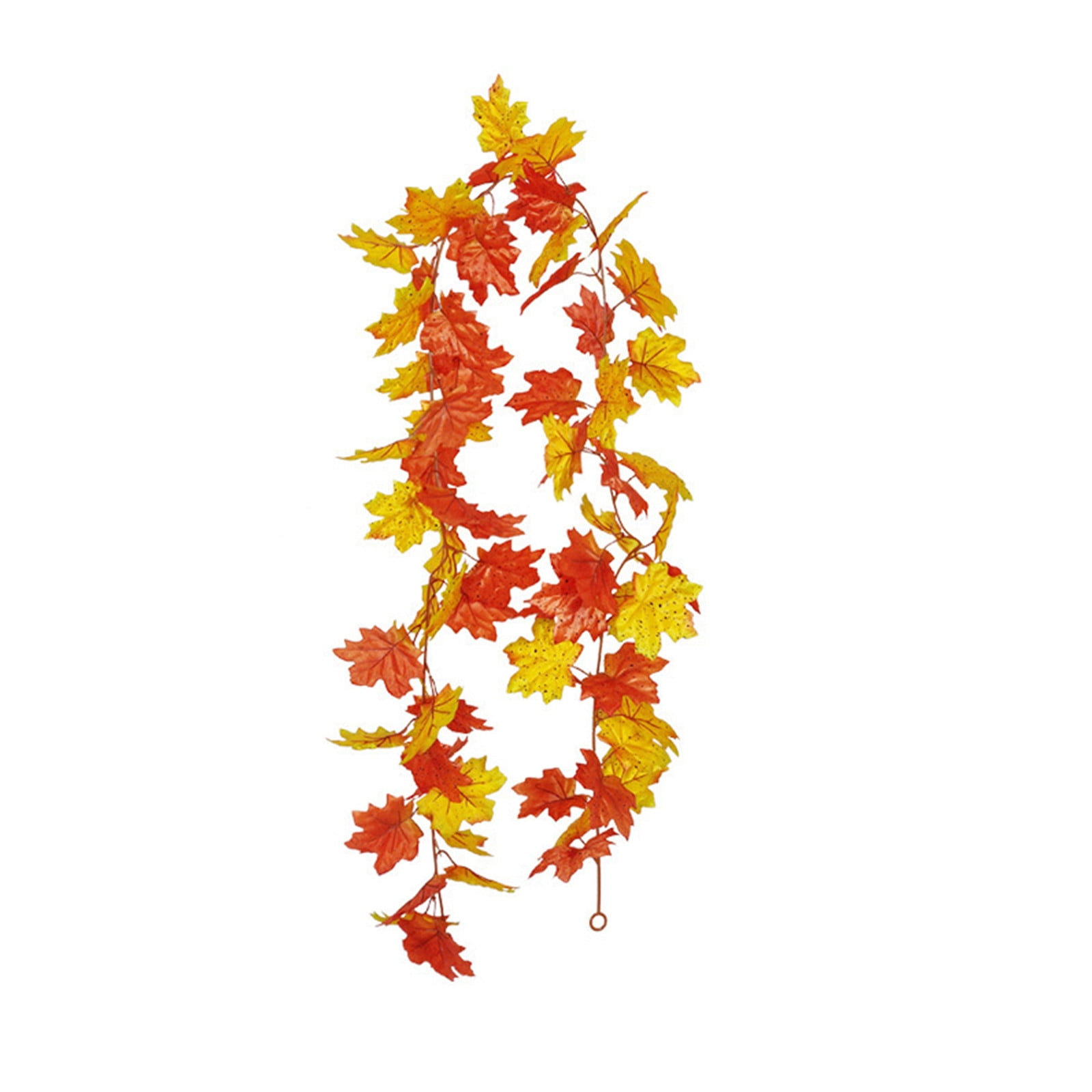 Jierger Fall Decor Festival Maple Leaf Rattan Decoration Christmas ...